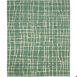 Nourison Tahoe Modern MTA03 Turquoise Green (99446180797) Rectangle 5'6