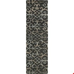 Nourison Tahoe Modern MTA05 Charcoal (99446180834) Runner 2'3