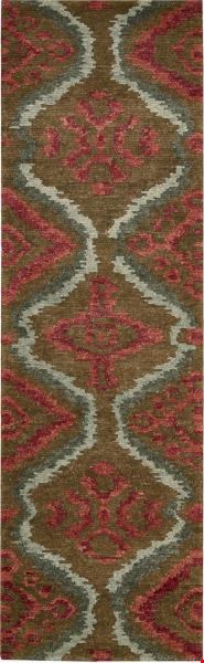 Nourison Tahoe Modern MTA06 Brown Red (99446180506) Runner 2'3" x 8'0" Area Rug
