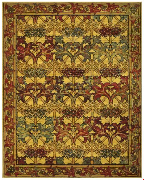 Nourison Timeless TML01 Stained Glass (99446210173) Rectangle 5'6" x 8'0" Area Rug