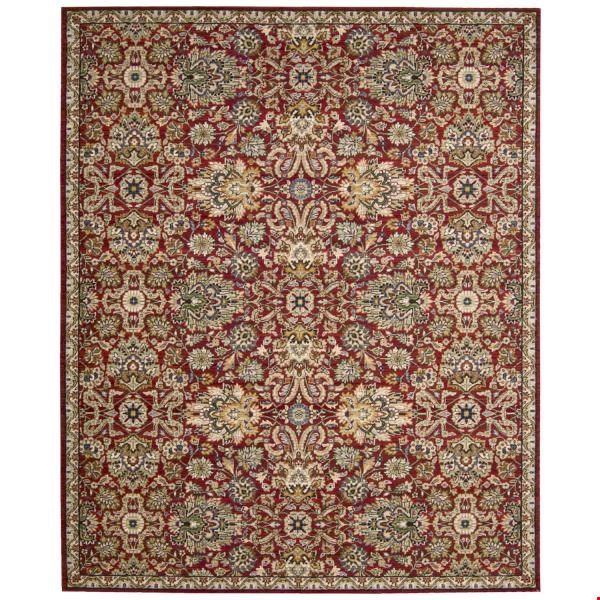 Nourison Timeless TML17 Red (99446274236) Rectangle 7'9" x 9'9" Area Rug