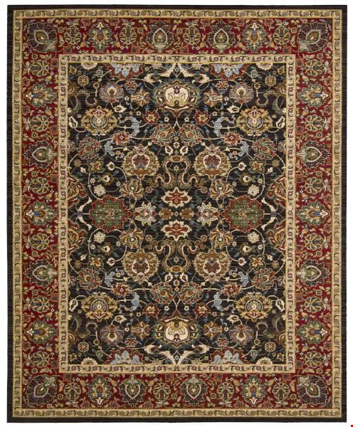 Nourison Timeless TML20 Navy (99446300386) Rectangle 12'0" x 15'0" Area Rug