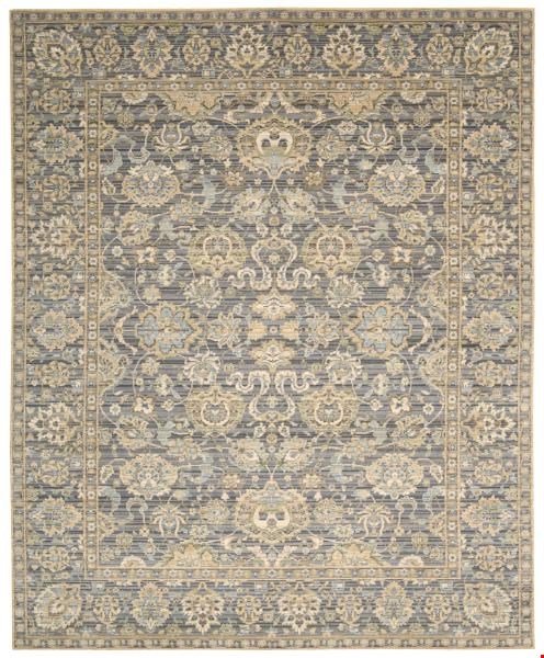 Nourison Timeless TML20 Opal Grey (99446274366) Rectangle 9'9" x 13'0" Area Rug