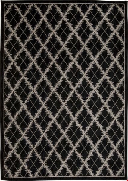 Nourison Tranquility TNQ01 Black (99446261939) Rectangle 5'3" x 7'5" Area Rug