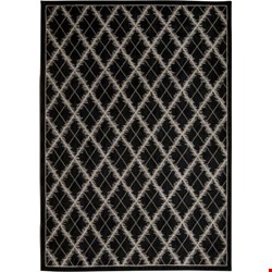 Nourison Tranquility TNQ01 Black (99446261953) Rectangle 9'3