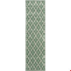 Nourison Tranquility TNQ01 Light Green (99446262028) Runner 2'2