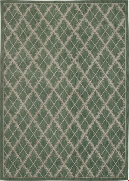 Nourison Tranquility TNQ01 Light Green (99446261991) Rectangle 5'3" x 7'5" Area Rug