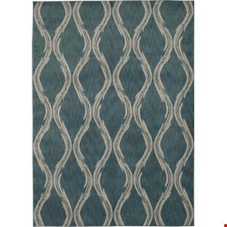 Nourison Tranquility TNQ02 Aqua (99446262172) Rectangle 7'9