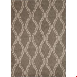 Nourison Tranquility TNQ02 Taupe (99446262288) Rectangle 3'9