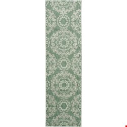 Nourison Tranquility TNQ03 Light Green (99446262530) Runner 2'2