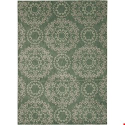 Nourison Tranquility TNQ03 Light Green (99446262516) Rectangle 7'9