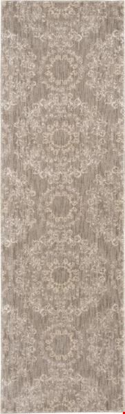 Nourison Tranquility TNQ03 Stone (99446262684) Runner 2'2" x 7'6" Area Rug