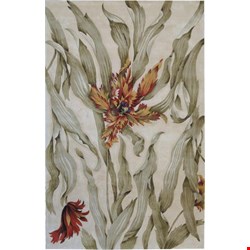 Nourison Tropics TS01 Ivory (99446819079) Rectangle 9'6