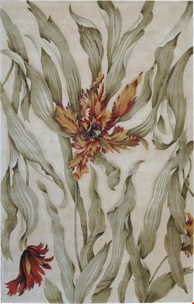 Nourison Tropics TS01 Ivory (99446819703) Rectangle 11'0" x 8'0" Area Rug