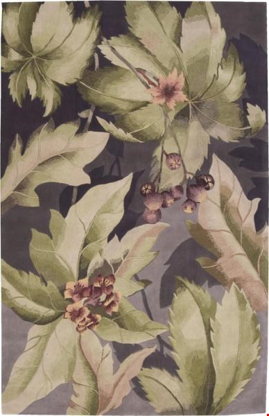 Nourison Tropics TS03 Plum (99446818621) Rectangle 8'3" x 5'3" Area Rug