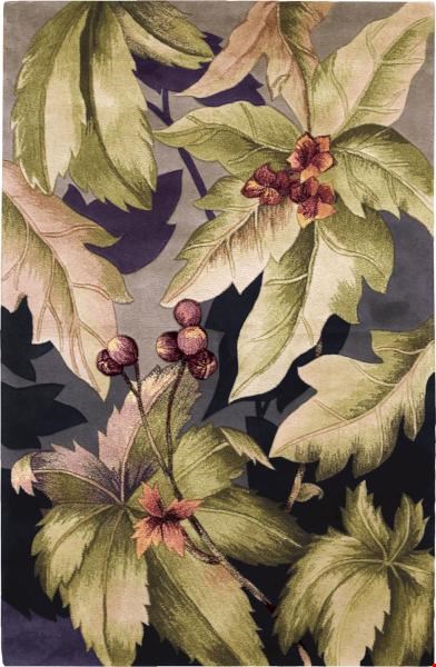 Nourison Tropics TS03 Plum (99446819888) Rectangle 11'0" x 8'0" Area Rug