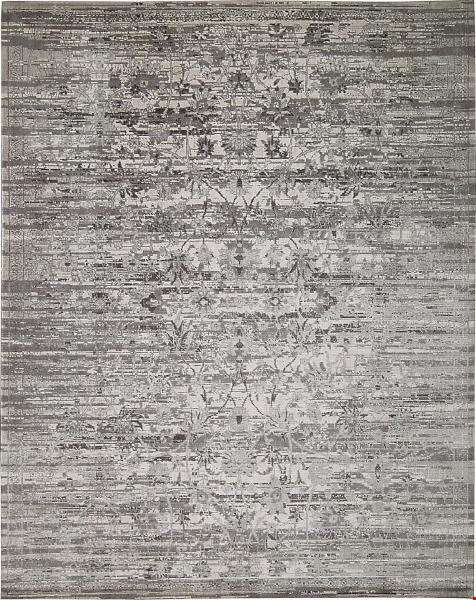Nourison Twilight TWI01 Silver (99446291424) Rectangle 7'9" x 9'9" Area Rug