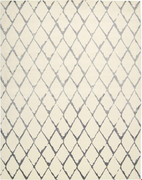 Nourison Twilight TWI15 Ivory Grey (99446293589) Rectangle 12'0" x 15'0" Area Rug