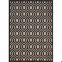 Nourison Ultima UL316 Ivory Charcoal (99446275929) Rectangle 3'6