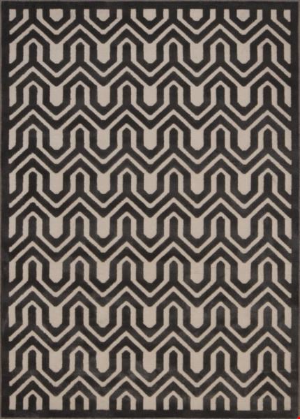 Nourison Ultima UL316 Ivory Charcoal (99446275929) Rectangle 3'6" x 5'6" Area Rug