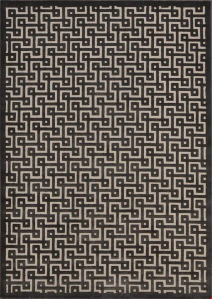 Nourison Ultima UL322 Ivory Charcoal (99446255655) Rectangle 7'9" x 10'10" Area Rug