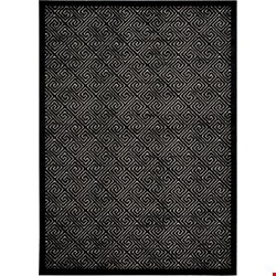 Nourison Ultima UL323 Ivory Black (99446256065) Rectangle 5'3