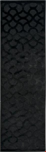 Nourison Ultima UL392 Black (99446277732) Runner 2'2" x 7'0" Area Rug