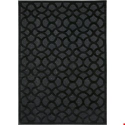 Nourison Ultima UL392 Black (99446277749) Rectangle 3'6