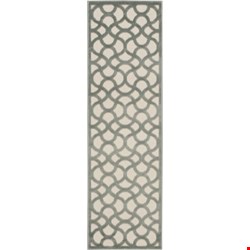 Nourison Ultima UL392 Ivory Aqua (99446277565) Runner 2'2