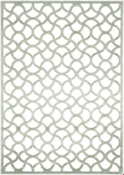 Nourison Ultima UL392 Ivory Aqua (99446277626) Rectangle 7'6" x 9'6" Area Rug
