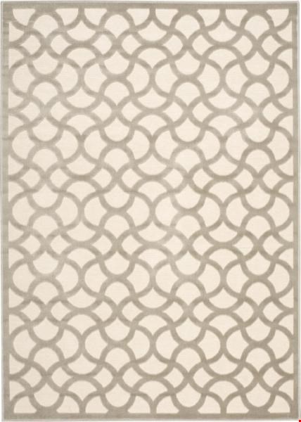 Nourison Ultima UL392 Ivory Silver (99446277701) Rectangle 2'2" x 3'9" Area Rug