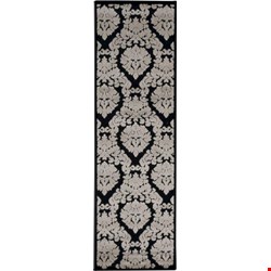 Nourison Ultima UL513 Black Grey (99446276438) Runner 2'2