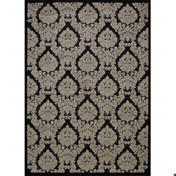 Nourison Ultima UL513 Black Grey (99446276469) Rectangle 3'6