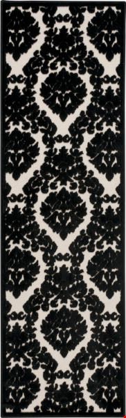 Nourison Ultima UL513 Ivory Black (99446276506) Runner 2'2" x 7'0" Area Rug