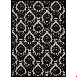 Nourison Ultima UL513 Ivory Black (99446276490) Rectangle 3'6