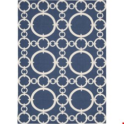 Nourison Waverly Wav01 Sun & Shade SND02 Navy (99446147677) Rectangle 7'9