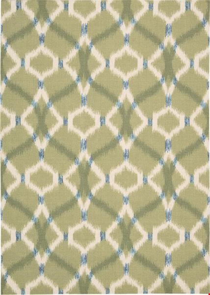 Nourison Waverly Wav01 Sun & Shade SND05 Avocado (99446147820) Rectangle 5'3" x 7'5" Area Rug
