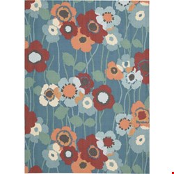 Nourison Waverly Wav01 Sun & Shade SND27 Blue Bell (99446234292) Rectangle 7'9