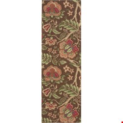 Nourison Waverly Wav03 Global Awakening WGA01 Chocolate (99446176479) Runner 2'6