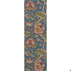 Nourison Waverly Wav03 Global Awakening WGA01 Sapphire (99446176585) Runner 2'6