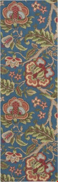 Nourison Waverly Wav03 Global Awakening WGA01 Sapphire (99446176585) Runner 2'6" x 8'0" Area Rug