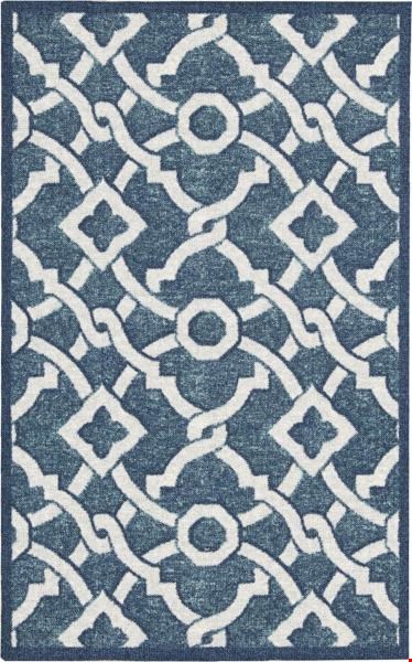 Nourison Waverly Wav16 Treasures WTR01 Blue Jay (99446234971) Rectangle 2'6" x 4'0" Area Rug