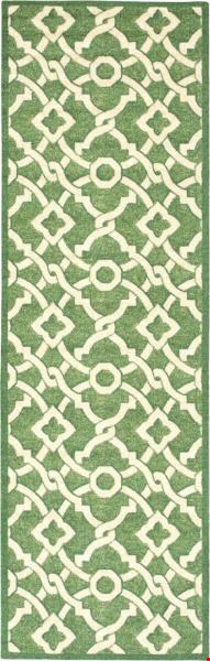 Nourison Waverly Wav16 Treasures WTR01 Moss (99446235008) Runner 2'6" x 8'0" Area Rug