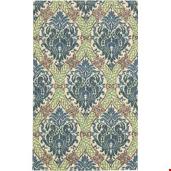Nourison Waverly Wav16 Treasures WTR03 Blue Jay (99446235350) Rectangle 4'0