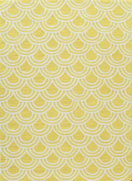 Momeni Geo (GEO00GEO15YEL2376) Runner 0'7" x 2'3" Area Rug