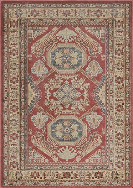 Momeni Ghazni (GHAZNGZ-02RED2376) Runner 0'5" x 2'3" Area Rug