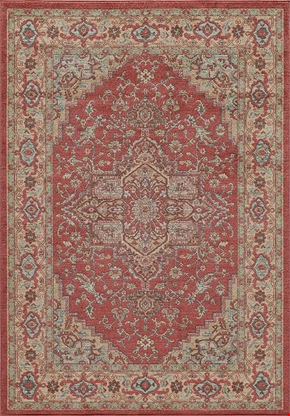 Momeni Ghazni (GHAZNGZ-04RED3B57) Rectangle 0'5" x 3'11" Area Rug