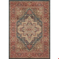 Momeni Ghazni (GHAZNGZ-05NVY3B57) Rectangle 0'5