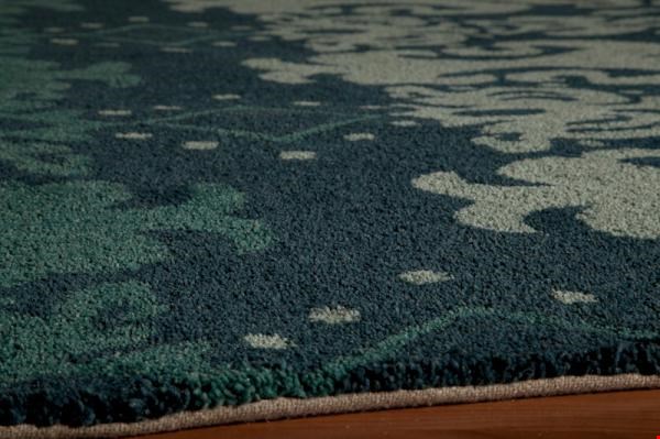 Momeni Habitat (HABITHB-06BLU2380) Runner 0'8" x 2'3" Area Rug