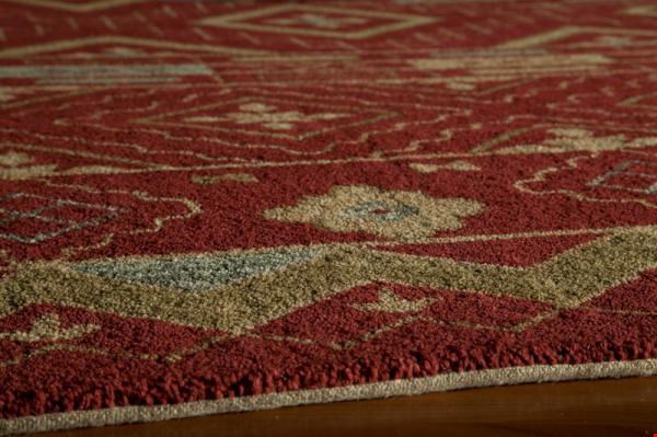 Momeni Habitat (HABITHB-10RED2380) Runner 0'8" x 2'3" Area Rug
